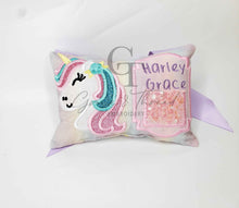 Load image into Gallery viewer, Tooth Fairy Unicorn Pillow
