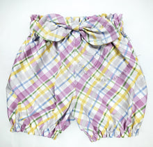 Load image into Gallery viewer, Plaid High waisted Shorts
