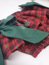 Load image into Gallery viewer, Christmas Skirt,Skirted Bloomers,Christmas outfit,Skirted christmas Bummies Bloomer,Bows,Toddler Skirt,Baby Girl Skirt,toddler,baby's first
